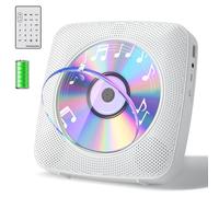 Lettore CD Portatile Bluetooth con 1800mAh Lettores CDs Desktop Ricaricabile per