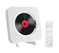Lettore CD Portatile Bluetooth da Tavolo Montabile a Parete Altoparlanti Hifi