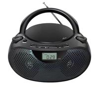 Lettore CD Portatile Boombox Con Bluetooth, Radio AM/FM, USB, Compatibile E MP3, Alimentato A Corrente Alternata O A Batteria, Ideale Per La Casa I Viaggi