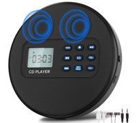 Lettore CD portatile - BYTELIKE - CD - Schermo LCD - Altoparlanti stereo - Ricarica USB