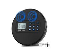 Lettore CD portatile - BYTELIKE - CD - Schermo LCD - Altoparlanti stereo - Ricarica USB