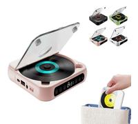 Lettore CD portatile compatibile Bluetooth, batteria ricaricabile, suono Hi-Fi. Batteria da 2000mAh. Carica tramite tipo-C. Supporto MP3/CD/CD-R. Compatto per auto e casa