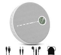 Lettore CD portatile con altoparlante, Bluetooth, USB e AUX, batteria ricaricabile da 2000 mAh - boombox compatto 14,33 cm