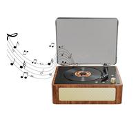 Lettore CD portatile con Bluetooth 5.4, batteria ricaricabile da 3000mAh, riproduttore musicale retrò per CD, compatibile con desktop, 3.5mm AUX, perfetto per appassionati di musica in casa