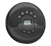 Lettore CD portatile con supporto wireless e USB, compatibile con MP3 CD CD-R CD-RW, batteria integrata da 2000 mAh, suono stereo, porta AUX per auto e casa, lettore musicale portatile