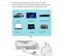 Lettore CD portatile dal design comodo per uso auto con accessorio USB