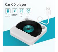 Lettore CD Portatile Funzionale con Connessioni Multiple per il Tuo Veicolo