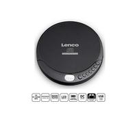 Lettore CD portatile LENCO CD-200 - Nero - Resistente agli urti - Riproduzione MP3 - Casual - Ripeti tutto