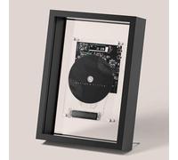 Lettore CD portatile, lettore CD da scrivania, con uscita Bluetooth/AUX da 3,5 mm, telecomando, display LCD, ricaricabile, senza altoparlanti, per gli amanti della casa