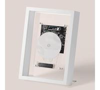 Lettore CD portatile, lettore CD da scrivania, con uscita Bluetooth/AUX da 3,5 mm, telecomando, display LCD, ricaricabile, senza altoparlanti, per gli amanti della casa