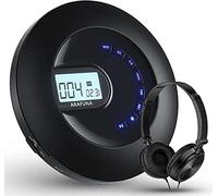 Lettore CD Portatile, Lettore CD Portatile Ricaricabile per Viaggi in Auto, Lett