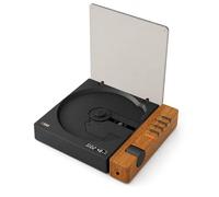 Lettore CD Retrò con Bluetooth | Lettore CD Desktop Portatile per Casa | Batteria Ricaricabile, Uscita SPDIF, Design Vintage Compatto (Marrone)
