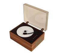 Lettore CD Ricaricabile con Altoparlanti E Telecomando, Piccolo Lettore CD Vintage Portatile con Supporto CD, BT, Usb, Ingresso Aux 3,5 Mm per Intrattenimento E Decorazione Domestica,B