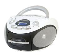 NEW MAJESTIC Boombox Stereo Digitale Lettore CD Mp3 USB Cassetta colore Nero / Bianco - AH-2387R WH