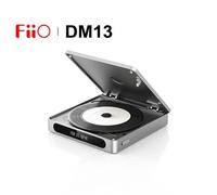 FiiO DM13 - Lettore CD stereo Bluetooth portatile multifunzione con batteria a lunga durata, supporta USB Ripping, uscite ottiche/coassiali/3,5 mm/4,4 mm (Bluetooth nero)