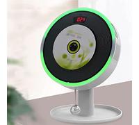 Lettore CD, Telecomando Per Lettore Musicale CD Bluetooth E Luce LED a Colori Modificabili, Montato a Parete E Su Tavolo, Supporta Ingresso AUX E USB, Design Del Telaio Di Grandi Dimensioni