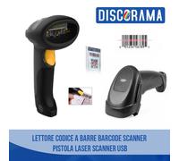 LETTORE CODICE A BARRE BARCODE SCANNER PISTOLA LASER SCANNER USB PREZZO