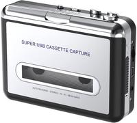 - Lettore Di Audiocassette Portatile, Converte Le Cassette in MP3/CD Tramite U