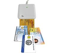 Lettore di card compatibile con Bit4id miniLector Evo USB 2.0 per firma digitale, lettura Tessera sanitaria, creazione SPID, accesso ai siti della pubblica amministrazione