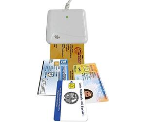 Lettore di card compatibile con Bit4id miniLector Evo USB 2.0 per firma digitale, lettura Tessera sanitaria, creazione SPID, accesso ai siti della pubblica amministrazione