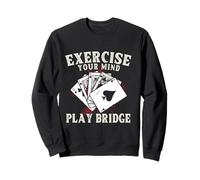 Lettore di carte - Bridge Player Card Game Cardplay - Bridge Felpa