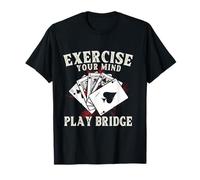 Lettore di carte - Bridge Player Card Game Cardplay - Bridge Maglietta