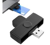 Lettore di carte di credito, lettore di smart card USB,Accesso comune il lettore quadrato impermeabile - Accessori per cellulari, forniture di elettronica di tecnologia di crittografia avanzata per fi