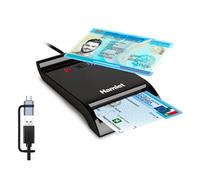 Lettore di carte intelligenti Hamlet HUSCR-NFCX USB Type-A/Type-C Nero