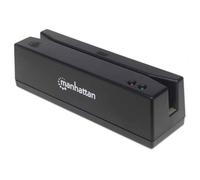 Lettore di carte magnetiche Manhattan USB-A tripla traccia tastiera 1,5 m nero
