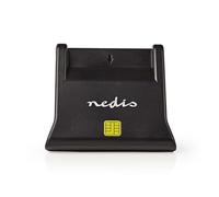 Lettore di carte Nedis CRDRU2SM3BK USB 2.0 SmartMedia ABS Nero
