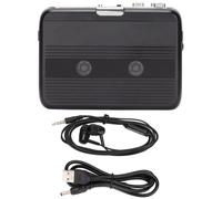 Lettore di cassette Bluetooth Lettore di cassette con inversione automatica e funzione di conversione MP3 Suono stereo nitido Sistema di ricarica