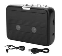 Lettore di cassette con inversione automatica e funzione radio FM, lettore di cassette portatile con Bluetooth 5.0 e opzioni di alimentazione
