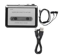Lettore di cassette portatile con conversione, converte le cassette in formato digitale utilizzando la tecnologia USB Tape to MP3 Converter, buona