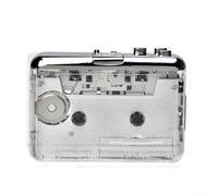 Lettore di cassette portatile con interfaccia USB-C che consente la riproduzione su nastro e il trasferimento digitale MP3