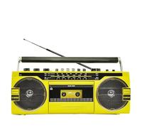 Lettore di cassette portatile con lettore wireless, radio a 4 bande, bassi stereo, supporto USB/SD per gli appassionati di musica