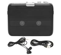 Lettore di cassette wireless Bluetooth con supporto per cuffie e altoparlanti, funzione di inversione automatica e chiarezza del suono migliorata per