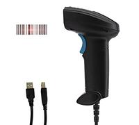 Lettore di codici a barre 1D palmare, lettore di codici a barre USB cablato, scatto manuale/scansione continua automatica, supporta codice carta, compatibile con Windows, Android, Mac