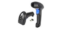 Lettore di codici a barre 2.4G wireless 1D 2D USB cablato BT Connect Lettore di codici a barre Scanner portatile Trigger manuale Scansione Supporto Codice cartaceo Codice schermo