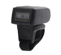 Lettore di codici a barre 2D portatile indossabile da dito Lettore portatile 1D 2D Connessione cablata Bt per PC Società di biblioteche del supermercato
