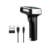 Lettore di codici a barre 2D QR. Scanner di codici a barre wireless. BT 4.1 USB. Lettore di codici a barre wireless for PDF417. Data Matrix. UPC. Compatibile a pagamento, minimarket, supermercato, mag