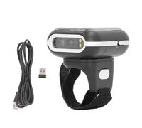 Lettore di codici a barre ad anello 2.4G Lettore di codici 2D wireless Bluetooth Strumento di scansione di codici a barre da dito indossabile per supermercati Centri commerciali