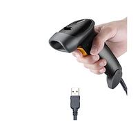 Lettore di codici a barre Cablata 1D QR 2D. Scanner di codici a barre palmare extra lungo USB Lettore di codici a barre cablato CCD PDF417. Scansione del codice a barre della matrice dei dati a pagame