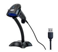 Lettore di Codici a Barre con Supporto, Efficiente con Modalità Automatica, IP54, Legge i Codici dai Display, Prefisso e Suffisso, HDWR HD10C