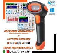 LETTORE DI CODICI A BARRE + GESTIONE MAGAZZINO E VENDITA AL BANCO SOFTWARE