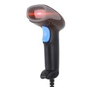 Lettore di codici a barre laser 1D Lettore di codici a barre cablato con cicalino e indicazione LED Attivazione manuale/automatica Porta USB Supporto Computer portatile per supermercato Logistica