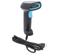 Lettore di codici a barre Mtlavishness 1D Lettore di codici a barre CCD cablato USB con velocità di decodifica rapida, robusto alloggiamento in ABS+PC, segnali acustici/visivi per