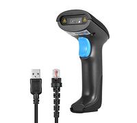 Lettore di codici a barre QR 1D 2D con cavo metallico USB cablato USB Lettore di codici a barre QR con cavo USB Plug and Play per pagamento mobile Schermo del computer per supermercato Magazzino al