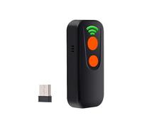 Lettore di codici a barre QR 2D 1D 3 in 1 BT e 2,4 GHz Connessione wireless e cablata Suono e vibrazione Supporto rapido Archiviazione offline Compatibile con Windows Android Linux Mac per