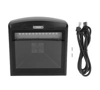 Lettore di codici a barre QR 2D da tavolo a mani libere - Lettore automatico di codici a barre cablato USB con ampio schermo per sistemi POS - Compatibile con, OS X e Linux -