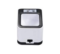 Lettore di codici a barre Qr Scanner di codici a barre desktop 1d 2d Mani libere USB Codice a barre cablato Lettore Scansione regolabile Scansione automatica Scanner per l'inventario(USB)